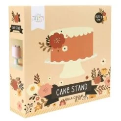 A Little Lovely Cake Stand Wave Vanilla Cream -Dream Cake Shop a little lovely cake stand wave vanilla cream p15417 53691 image