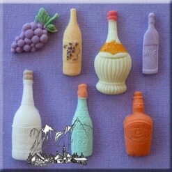 Alphabet Moulds Assorted Bottles