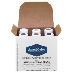 AmeriColor 0.75oz Soft Gel Paste Colour - Nifty Shades Of Grey