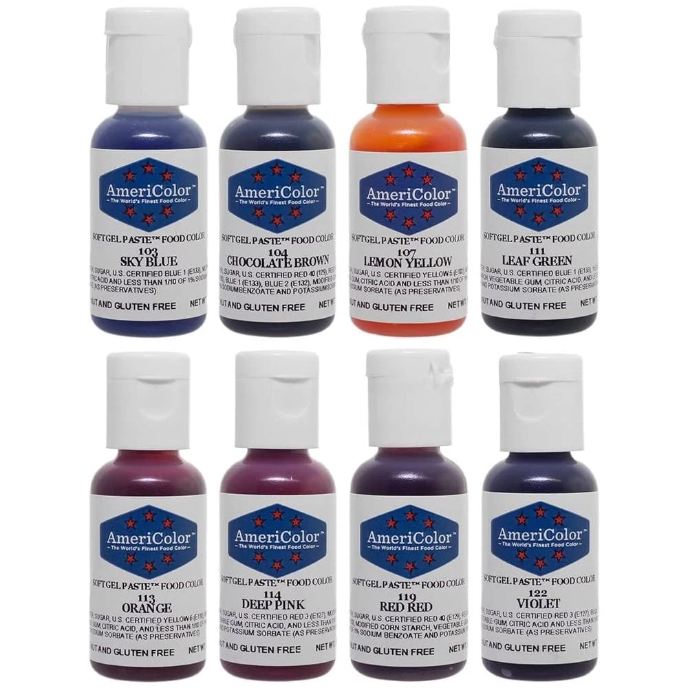 AmeriColor Junior Kit - Soft Gel Paste Colour 0.75oz 3 AmeriColor Junior Kit - Soft Gel Paste Colour 0.75oz - Image 2