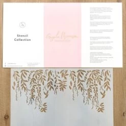 Angela Morrison Amy - Botanical Stencil Collection -Dream Cake Shop angela morrison amy botanical stencil collection p16612 58447 image