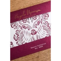 Angela Morrison Maria - Wedding Stencil Collection -Dream Cake Shop angela morrison maria wedding stencil collection p16619 58508 image