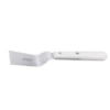 Ateco Stainless Steel Brownie Spatula With White Handle -Dream Cake Shop ateco stainless steel brownie spatula with white handle p15649 54644 image