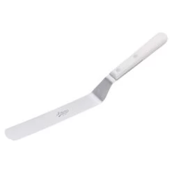 Ateco Stainless Steel Offset Spatula With White Handle