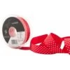 Berisford Ribbon Berisfords 20 M X 25 Mm Dainty Micro Dot Ribbon, Red -Dream Cake Shop berisford ribbon berisfords 20 m x 25 mm dainty micro dot ribbon red p5783 25396 image