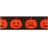 Berisford Ribbon Halloween Pumpkins Satin Ribbon - 25mm X 20M -Dream Cake Shop berisford ribbon halloween pumpkins satin ribbon 25mm x 20m p11307 40983 image