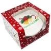 Cake Craft Company 10" Premium Design Christmas Snowflake Window Cake Boxes -Dream Cake Shop cake craft company 10 premium design christmas snowflake window cake boxes p3296 15549 image