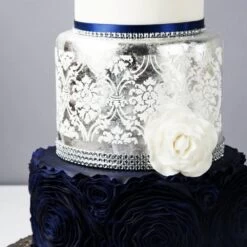 Cake Craft Company 25 Count, Original 100% Edible Silver Leaf Transfer Sheets - Premium Quality -Dream Cake Shop cake craft company 25 count original 100 edible silver leaf transfer sheets premium quality p3947 17954 image