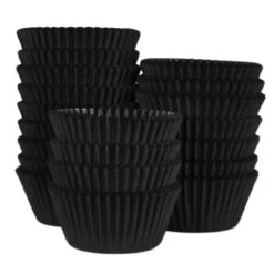 Cake Craft Company Black - Professional Quality Cupcake Cases, Bulk Pack Of 500