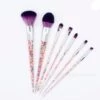 Blush Powder Metallic Silver / Purple Brush Set With Sprinkles Inside - Set Of 7 - Ideal For Gift -Dream Cake Shop cake craft company blush powder metallic silver purple brush set with sprinkles inside set of 7 ideal for gift p11853 42232 image