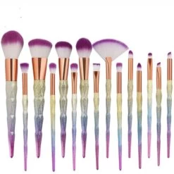 Blush Powder Pastel Blend Brush Set Of 15 - Ideal For Gift