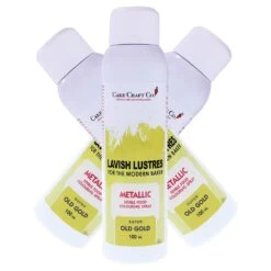 Lavish Lustres Old Gold - 'Lavish Lustre' Edible Food Colouring Metallic Lustre Decorating Spray 400ml