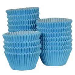 Cake Craft Company Sky Blue - Professional Quality Cupcake Cases, Bulk Pack Of 500
