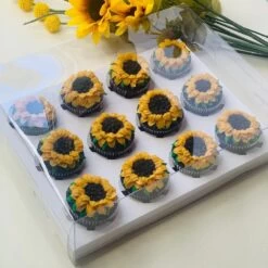 Cake Craft Company White Deluxe Crystal Transparent Cupcake Boxes - Holds 12 -Dream Cake Shop cake craft company white deluxe crystal transparent cupcake boxes holds 12 p18619 66545 image