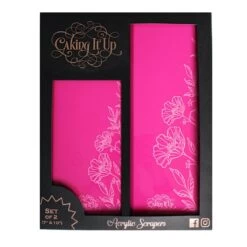 Caking It Up Acrylic Cake Scrapers - Set Of 2
