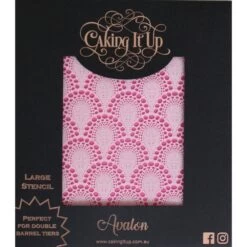 Caking It Up Avalon - Cake Stencil By Karen Reeves