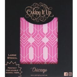 Caking It Up Chicago - Cake Stencil By Karen Reeves