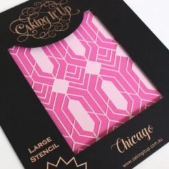 Caking It Up Chicago - Cake Stencil By Karen Reeves -Dream Cake Shop caking it up chicago cake stencil by karen reeves p16053 55914 image