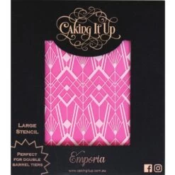 Caking It Up Emporia - Cake Stencil By Karen Reeves