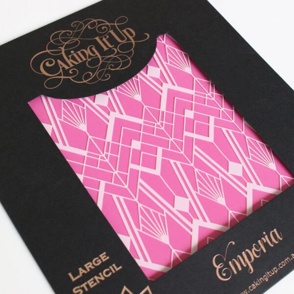 Caking It Up Emporia - Cake Stencil By Karen Reeves 7 Caking It Up Emporia - Cake Stencil By Karen Reeves - Image 5