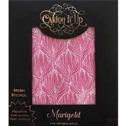 Caking It Up MARIGOLD Mesh Cake Stencil By Karen Reeves -Dream Cake Shop caking it up marigold mesh cake stencil by karen reeves p11093 40549 image