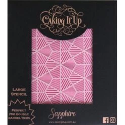 Caking It Up Sapphire - Cake Stencil By Karen Reeves