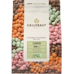 Callebaut Lime Coloured Cocoa Butter Based Confectionery Callets (Lemon) - 2.5kg