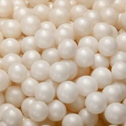 Club Green Pearlised Sugar Balls White/Ivory 10MM -Dream Cake Shop club green pearlised sugar balls white ivory 10mm p9130 35092 image