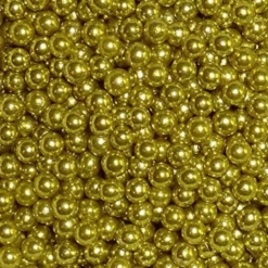 Club Green Sugar Balls Metallic Gold 6MM