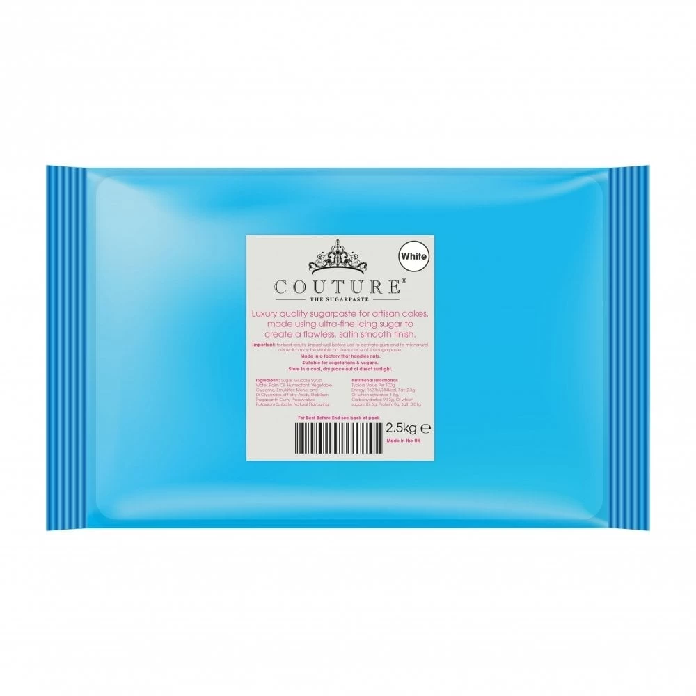 Couture Couture- Sugarpaste 2.5kg - White 3 Couture Couture- Sugarpaste 2.5kg - White