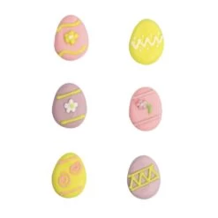 Culpitt Assorted Easter Egg Sugar Pipings Box Of 240 Pcs