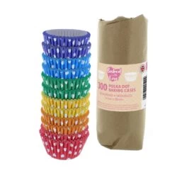 Dream Cake Shop -Dream Cake Shop culpitt baked with love polka dot baking cases pack of 300 p18559 66167 image