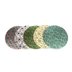 Culpitt Christmas Assorted Double Thick 10'' Round Cake Card (3mm Thick) - Pack Of 25