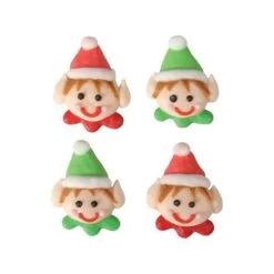 Culpitt Christmas Elves Sugar Decorations - Pack Of 200