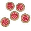 Culpitt Valentine Greetings Plaque Sugar Decorations Red - 50mm - Box Of 200 -Dream Cake Shop culpitt valentine greetings plaque sugar decorations red 50mm box of 200 p12060 42716 image