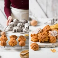 Decora Autumn Non-Stick Mould - 9 Cavity 7 Decora Autumn Non-Stick Mould - 9 Cavity -Dream Cake Shop decora autumn non stick mould 9 cavity p16672 58818 image