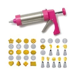 Decora Cookie Press With Pattern Discs And Nozzles -Dream Cake Shop decora cookie press with pattern discs and nozzles p6435 27354 image