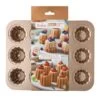 Decora Gold Line Non Stick Canelé Pan - 12 Cavities -Dream Cake Shop decora gold line non stick canele pan 12 cavities p15859 55242 image