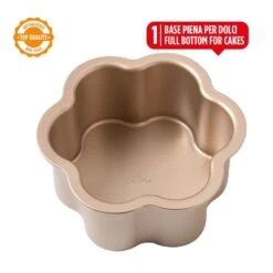 Decora Gold Line Non Stick Flower Angel Food Pan -Dream Cake Shop decora gold line non stick flower angel food pan p15867 55277 image