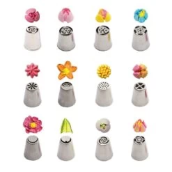 Decora Premium 'Russian Themed' Piping Nozzle Kit Of 12 -Dream Cake Shop decora premium russian themed piping nozzle kit of 12 p5047 26684 image