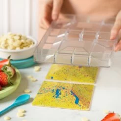 Decora Square Dish Polycarbonate Chocolate Mould - 2 Cavities 7 Decora Square Dish Polycarbonate Chocolate Mould - 2 Cavities -Dream Cake Shop decora square dish polycarbonate chocolate mould 2 cavities p15871 55292 image