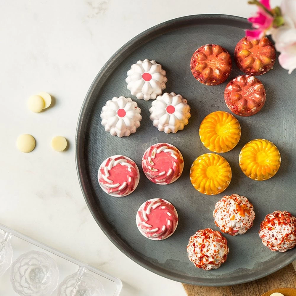 Decora Summer Chocolate Polycarbonate Praline Mould - 15 Cavities 4 Decora Summer Chocolate Polycarbonate Praline Mould - 15 Cavities - Image 2