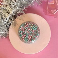 Doe Sprinkles Jingle Bells Sprinkles 100g -Dream Cake Shop doe sprinkles jingle bells sprinkles 100g p16511 57756 image