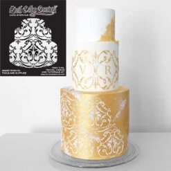 Evil Cake Genius Acrylic Cake Stencil - Versailles 8 Evil Cake Genius Acrylic Cake Stencil - Versailles -Dream Cake Shop evil cake genius acrylic cake stencil versailles p16551 57982 image
