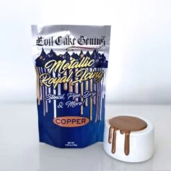 Evil Cake Genius Metallic Copper Royal Icing Mix