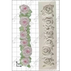 FPC Moulds Rose Border Silicone Mould