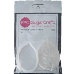 FPC Moulds Rose Leaf Cutter & Veiner Set