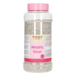 Fun Cakes Funcakes Sugarpearls 4mm - Metallic Silver - 800g