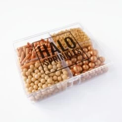 Halo Sprinkles Pick N Mix - Rose Gold / Copper 240g -Dream Cake Shop halo sprinkles pick n mix rose gold copper 240g p13811 47999 image