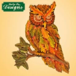 Katy Sue Designs Autumn Leaf Owl - Silicone Mould -Dream Cake Shop katy sue designs autumn leaf owl silicone mould p8144 32767 image